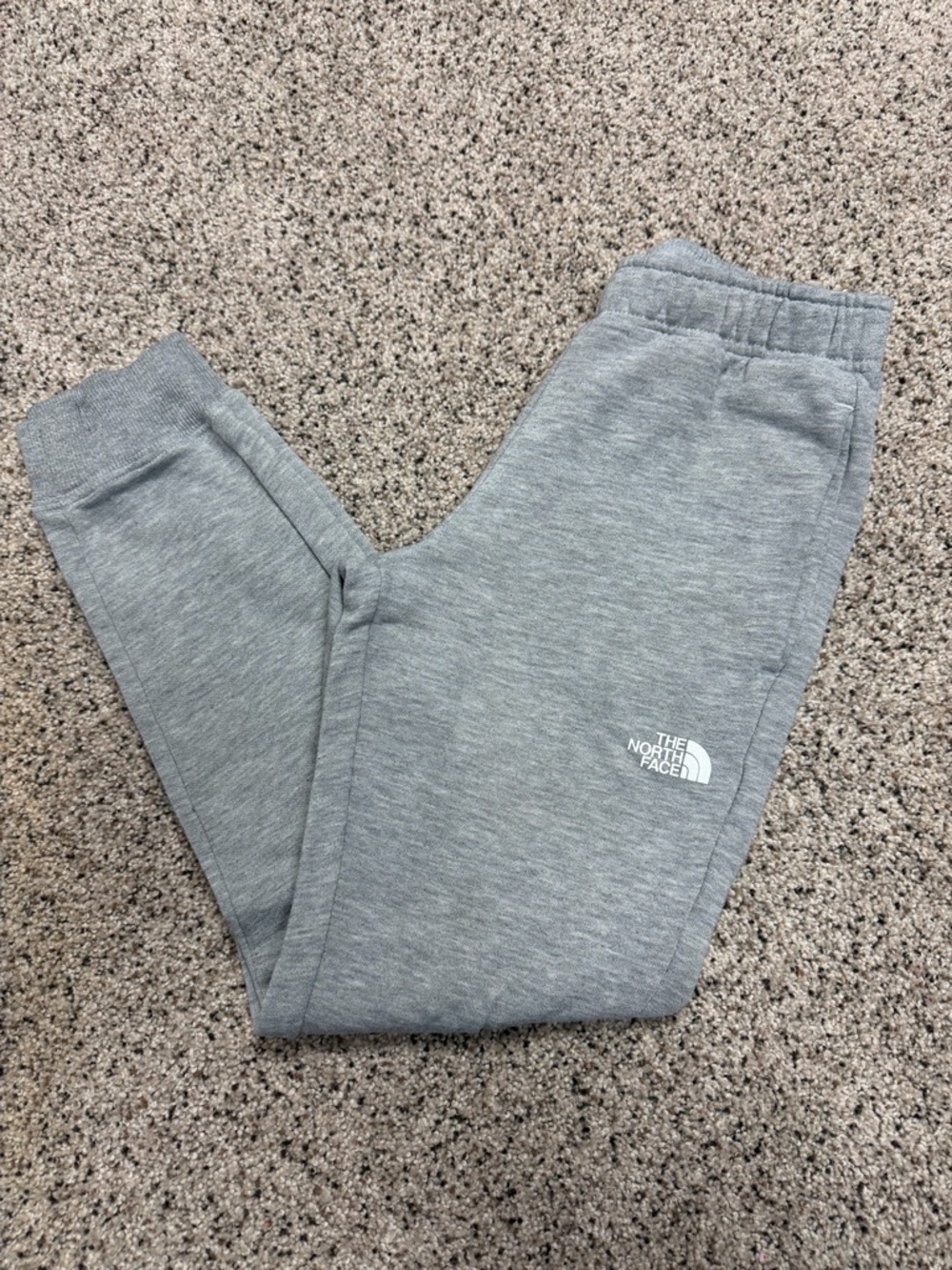 The North Face Kids Light Gray Fleece Joggers